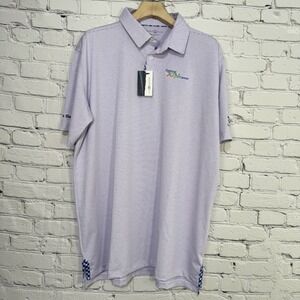 Bald Head Blues Albatross Golf Polo XXL CHRIS SLADE Fighting Kids‎ Cancer *READ*